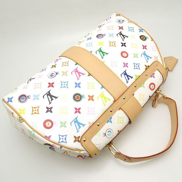 Louis Vuitton Multicolor Sac Retro GM Bron White - Picture 3 of 7